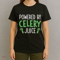 Powered By Celery Juice T-Shirt thumb 4