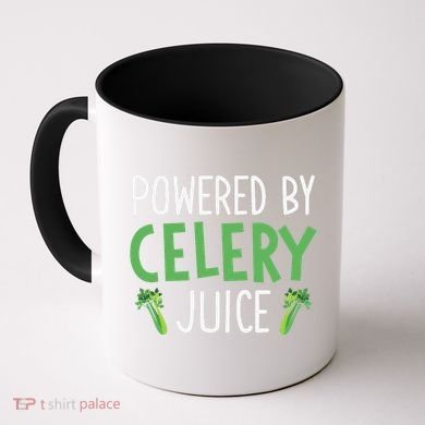 Powered By Celery Juice Coffee Mug