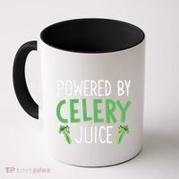 Powered By Celery Juice Coffee Mug thumb 0