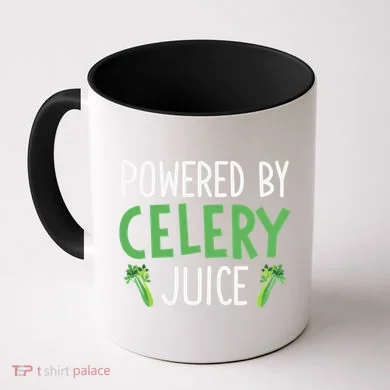 Powered By Celery Juice Coffee Mug
