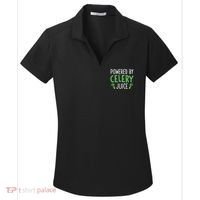 Powered By Celery Juice Women's Dry Zone Grid Polo thumb 0