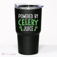 Powered By Celery Juice Tumbler thumb 0