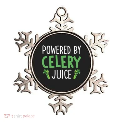 Powered By Celery Juice Ornament