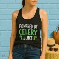 Powered By Celery Juice Women's Tank Top thumb 2