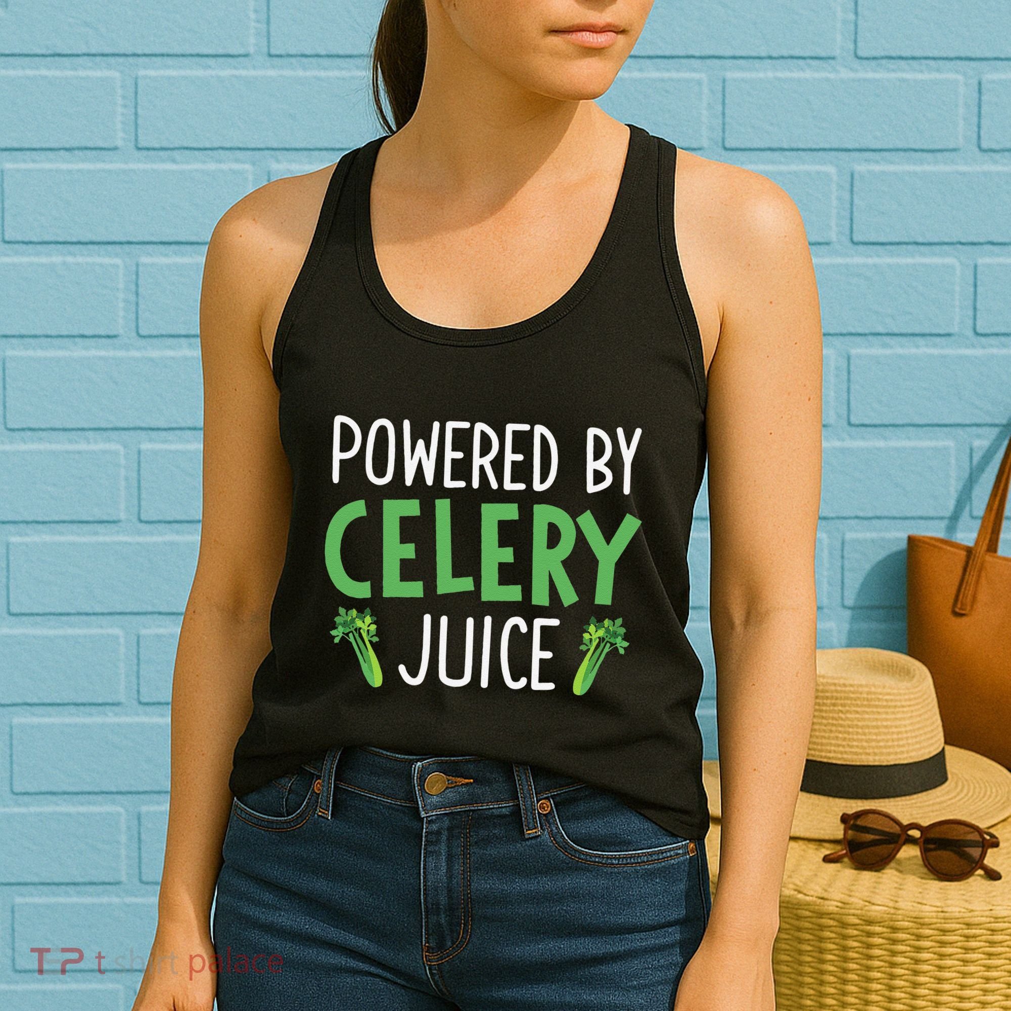 Powered By Celery Juice Women's Tank Top