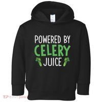 Powered By Celery Juice Toddler Hoodie thumb 0