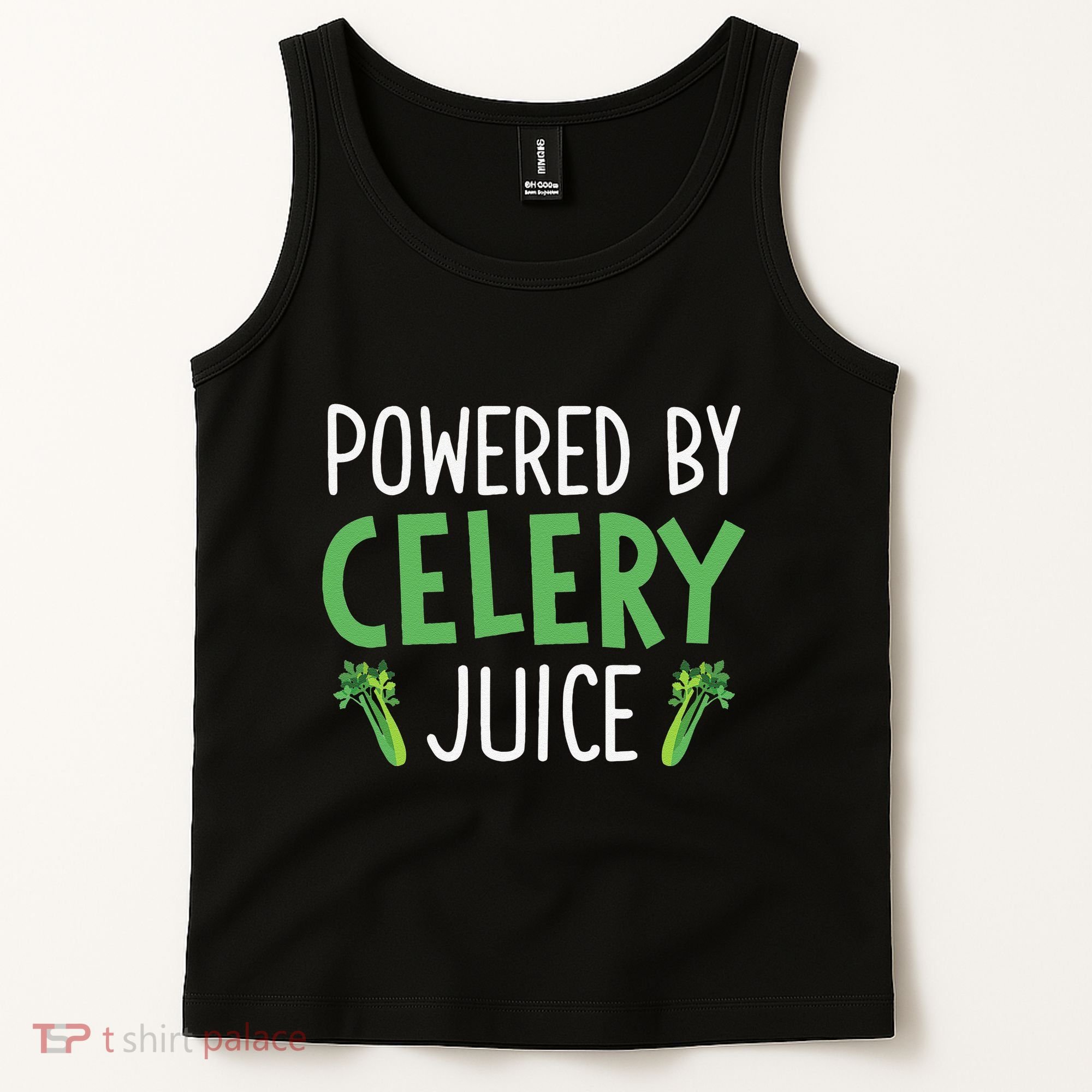 Powered By Celery Juice Tank Top