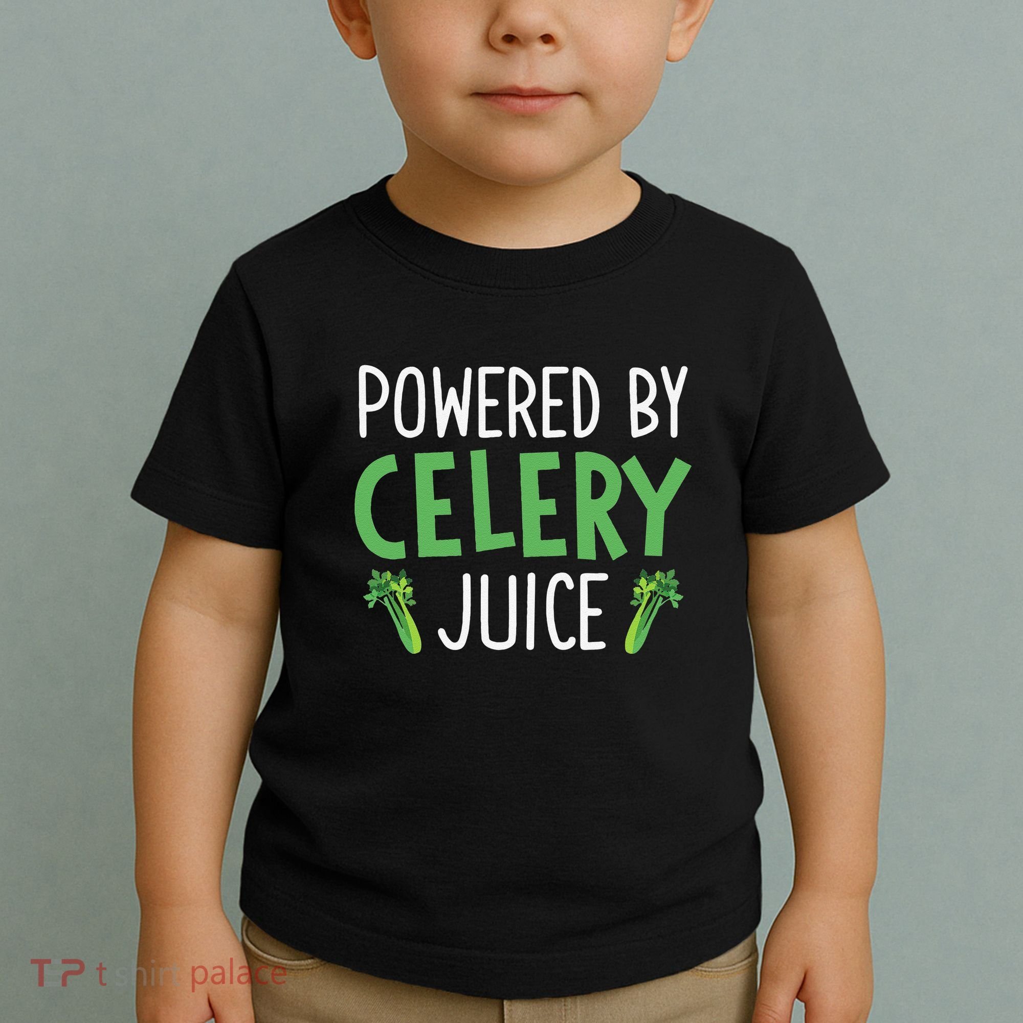 Powered By Celery Juice Toddler T-Shirt