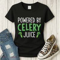 Powered By Celery Juice Women's T-Shirt thumb 3
