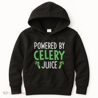 Powered By Celery Juice Kids Hoodie thumb 0