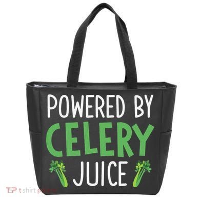 Powered By Celery Juice Tote Bag