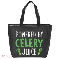 Powered By Celery Juice Tote Bag thumb 0