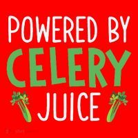 Powered By Celery Juice Santa Hat thumb 1