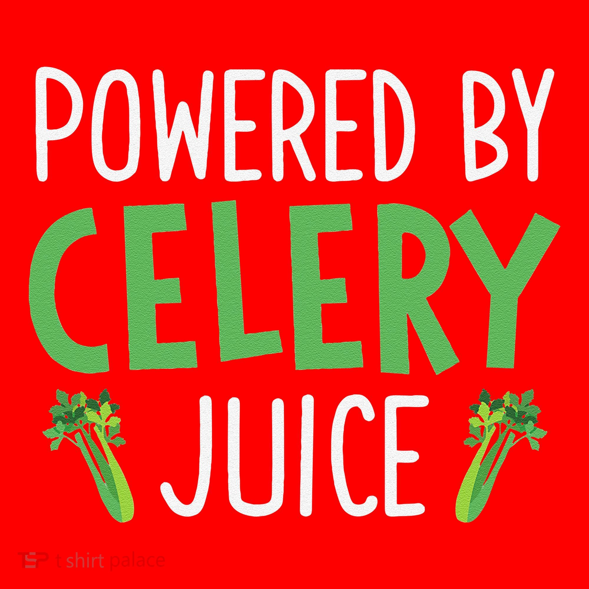 Powered By Celery Juice Santa Hat