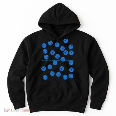 Pickleball Blue Camouflage Shirt Hoodie