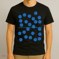 Pickleball Blue Camouflage Shirt T-Shirt thumb 3