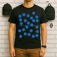 Pickleball Blue Camouflage Shirt T-Shirt thumb 6