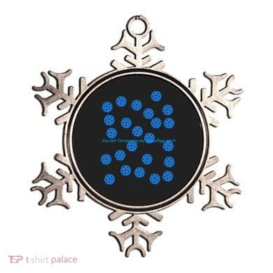 Pickleball Blue Camouflage Shirt Ornament