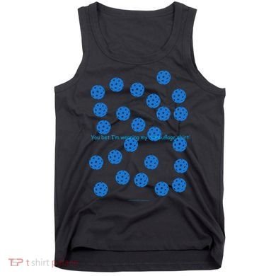 Pickleball Blue Camouflage Shirt Tank Top