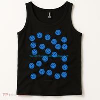 Pickleball Blue Camouflage Shirt Tank Top thumb 2