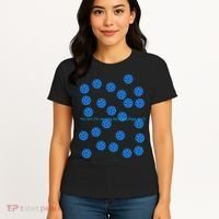 Pickleball Blue Camouflage Shirt Women's T-Shirt thumb 4