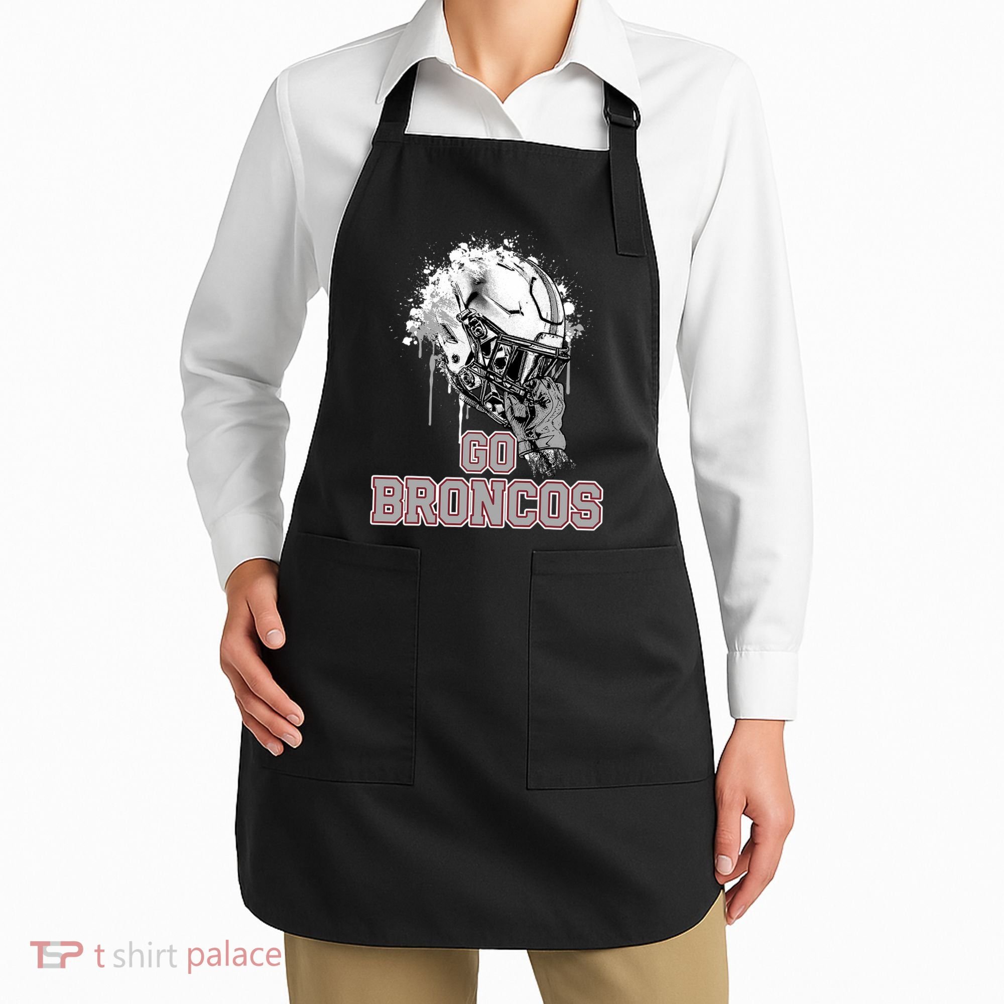 Palm Beach Central Broncos Rising Helmet Go Apron