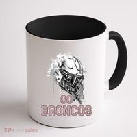 Palm Beach Central Broncos Rising Helmet Go Coffee Mug thumb 1