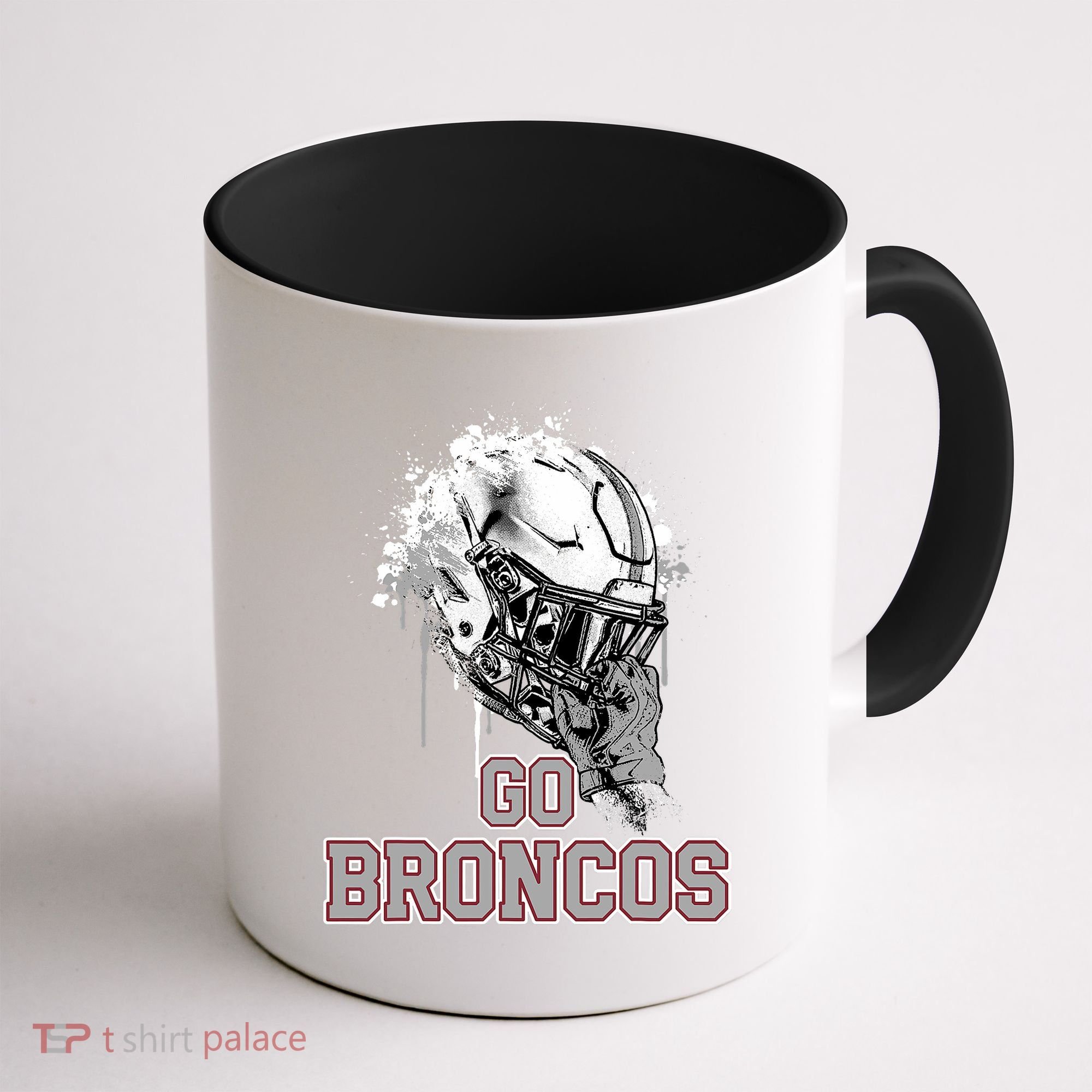 Palm Beach Central Broncos Rising Helmet Go Coffee Mug