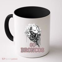 Palm Beach Central Broncos Rising Helmet Go Coffee Mug thumb 0