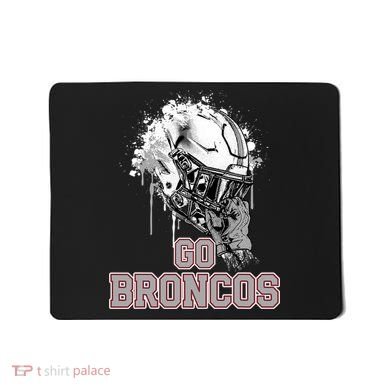 Palm Beach Central Broncos Rising Helmet Go Mousepad