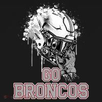 Palm Beach Central Broncos Rising Helmet Go Mousepad thumb 1