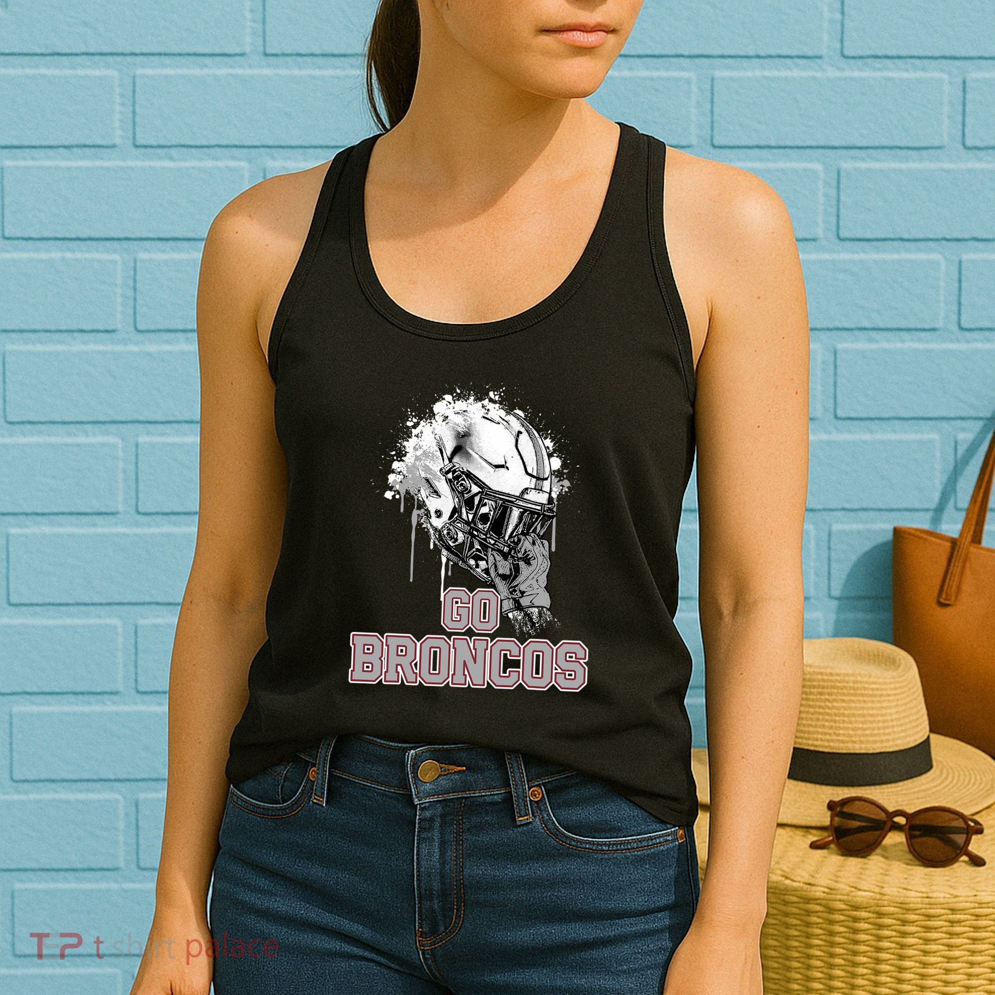 Palm Beach Central Broncos Rising Helmet Go Women's Tank Top
