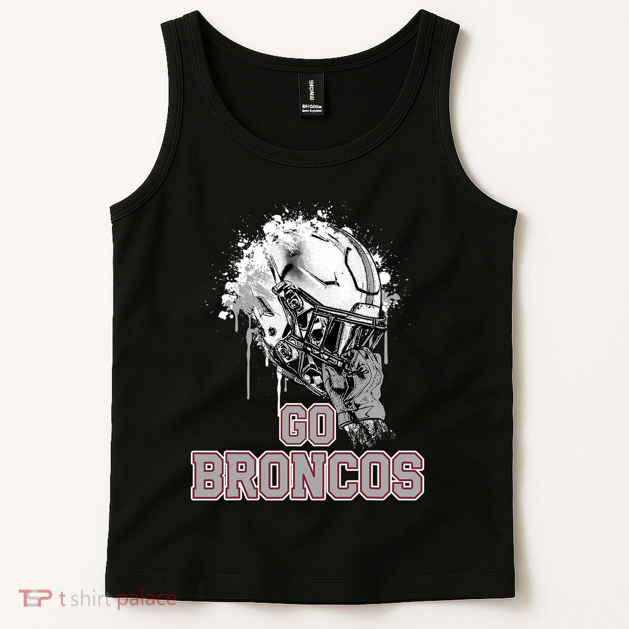 Palm Beach Central Broncos Rising Helmet Go Tank Top