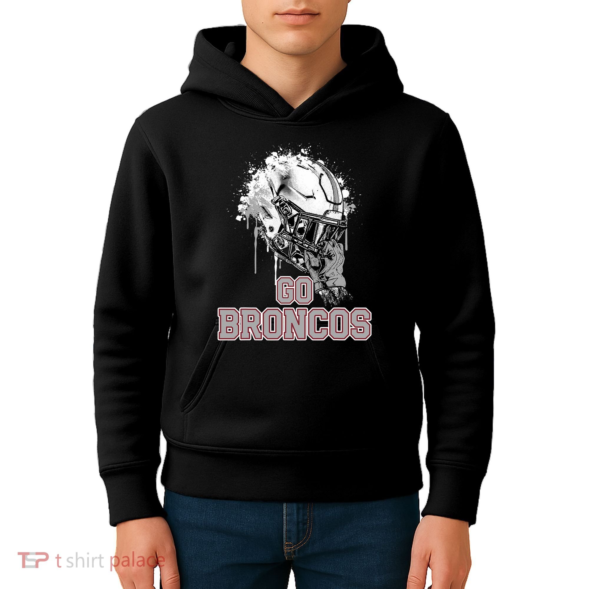 Palm Beach Central Broncos Rising Helmet Go Kids Hoodie