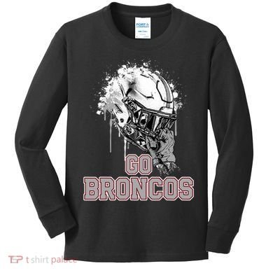 Palm Beach Central Broncos Rising Helmet Go Kids Long Sleeve Shirt