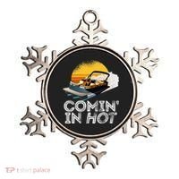 Pontoon Boat Comin In Hot Funny Boating Lake For Dad Ornament thumb 0