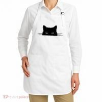 Pocket Black Cat Lover Adult Gift Apron thumb 2