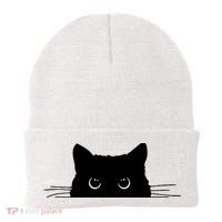 Pocket Black Cat Lover Adult Gift Beanie thumb 0