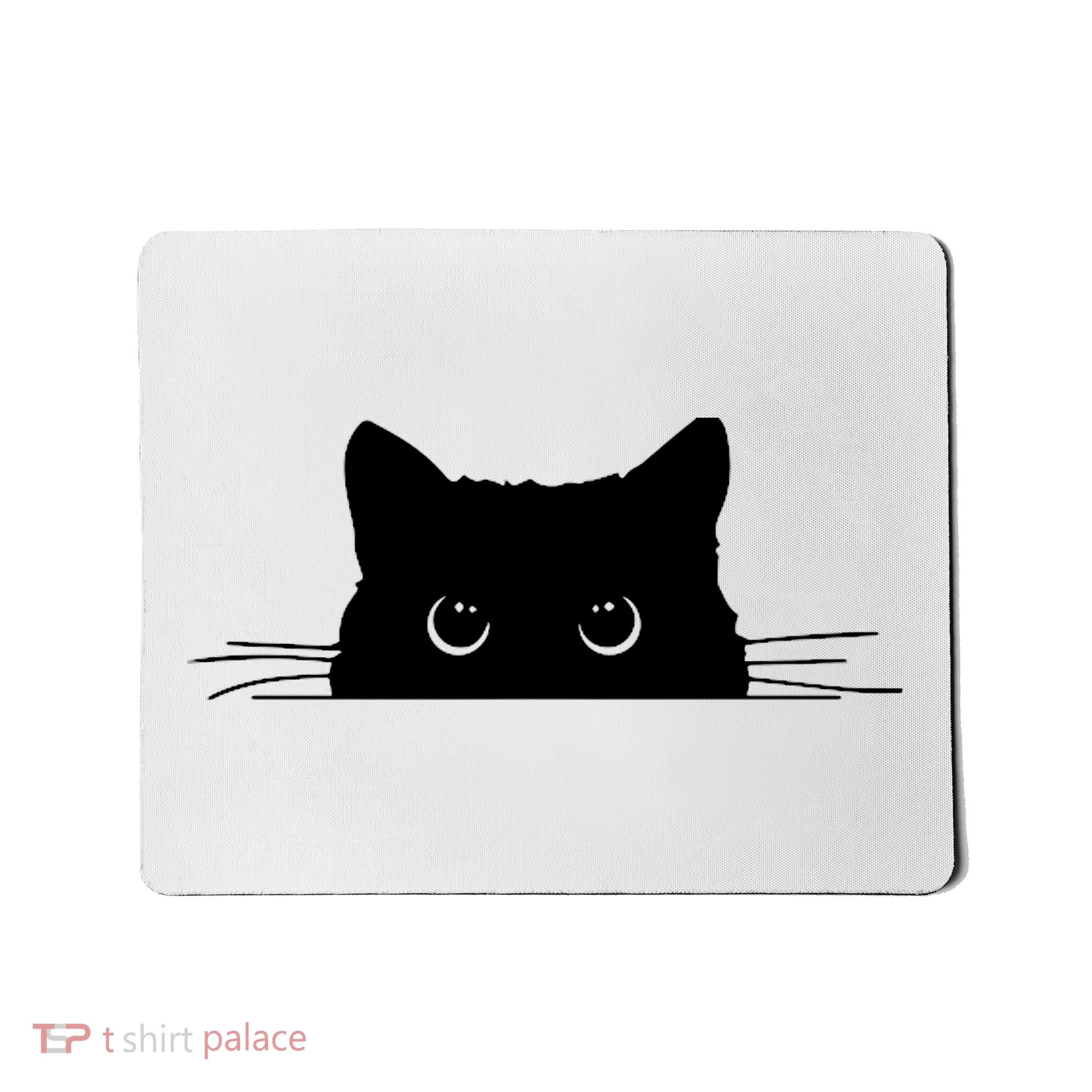 Pocket Black Cat Lover Adult Gift Mousepad