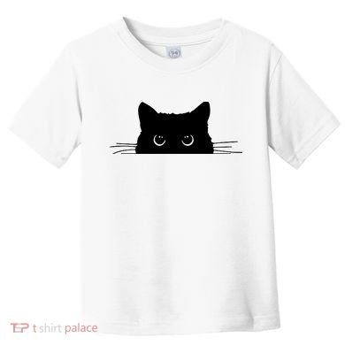 Pocket Black Cat Lover Adult Gift Toddler T-Shirt