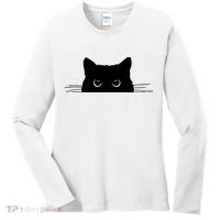 Pocket Black Cat Lover Adult Gift Women's Long Sleeve Shirt thumb 0