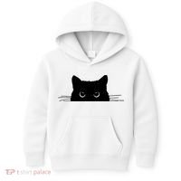 Pocket Black Cat Lover Adult Gift Kids Hoodie thumb 0