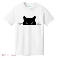Pocket Black Cat Lover Adult Gift Kids T-Shirt thumb 0