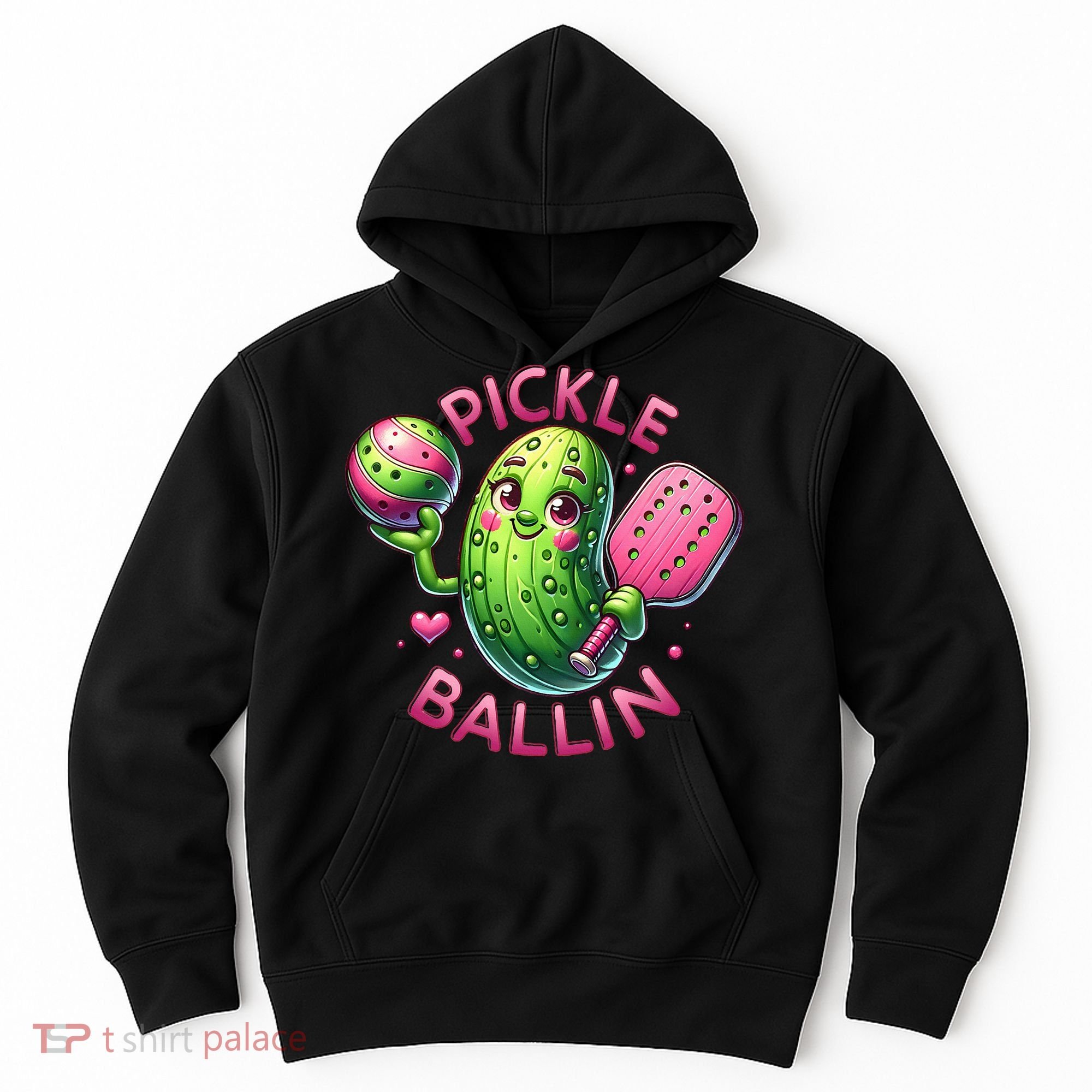 Pickle Ballin Cute Pickleball Women Pickleball Lovers Hoodie