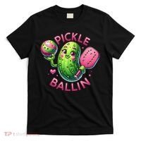 Pickle Ballin Cute Pickleball Women Pickleball Lovers T-Shirt thumb 0