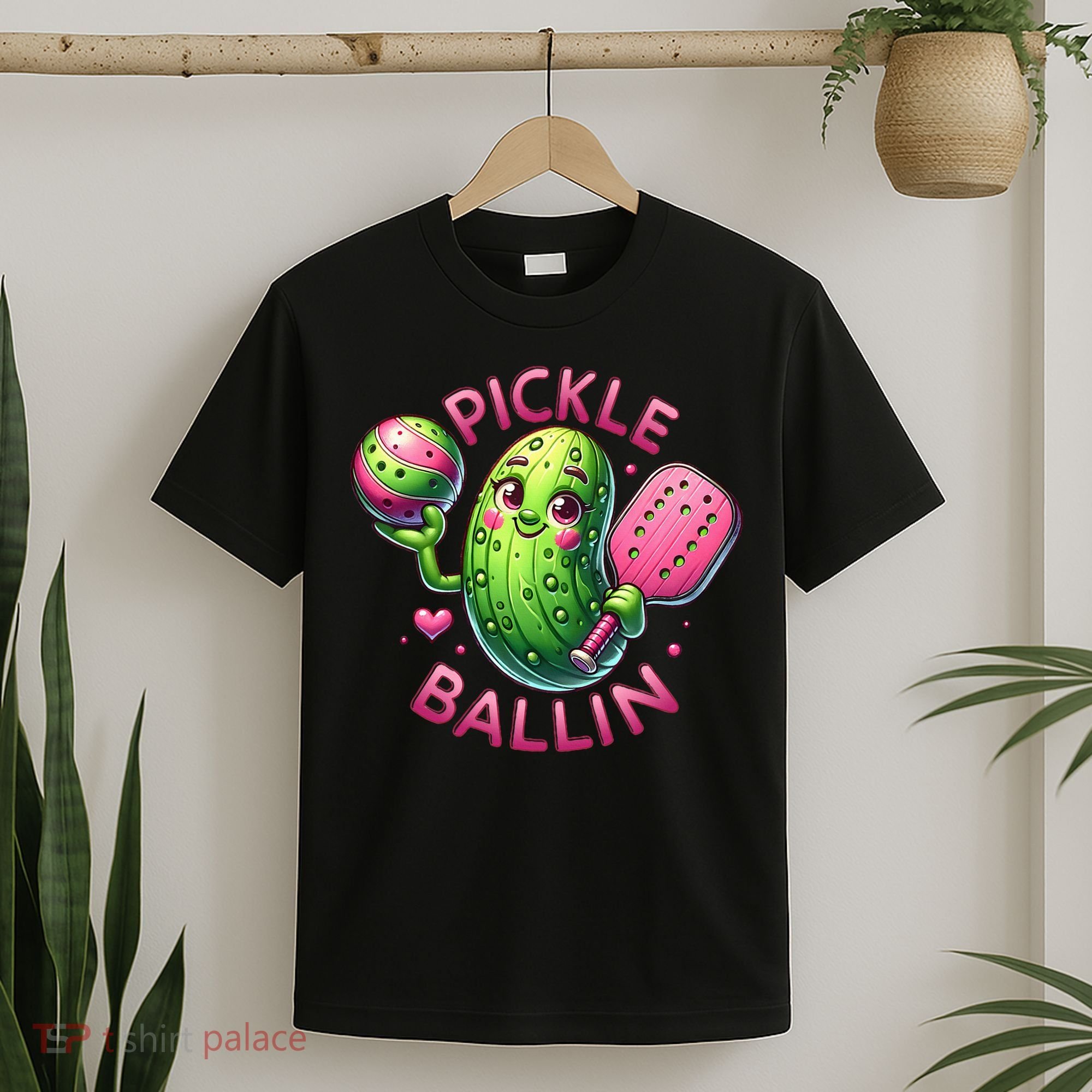 Pickle Ballin Cute Pickleball Women Pickleball Lovers T-Shirt