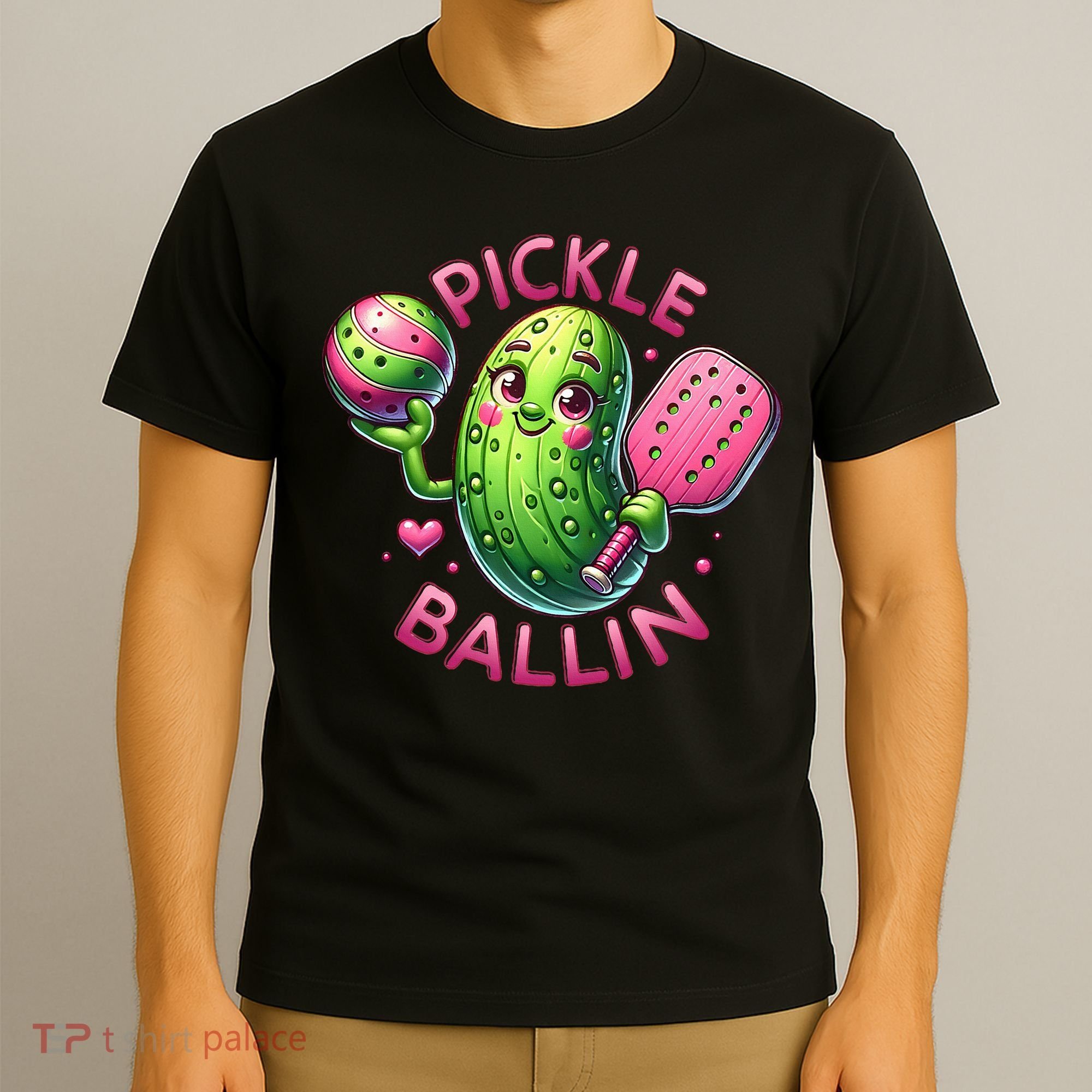 Pickle Ballin Cute Pickleball Women Pickleball Lovers T-Shirt