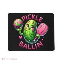 Pickle Ballin Cute Pickleball Women Pickleball Lovers Mousepad thumb 0