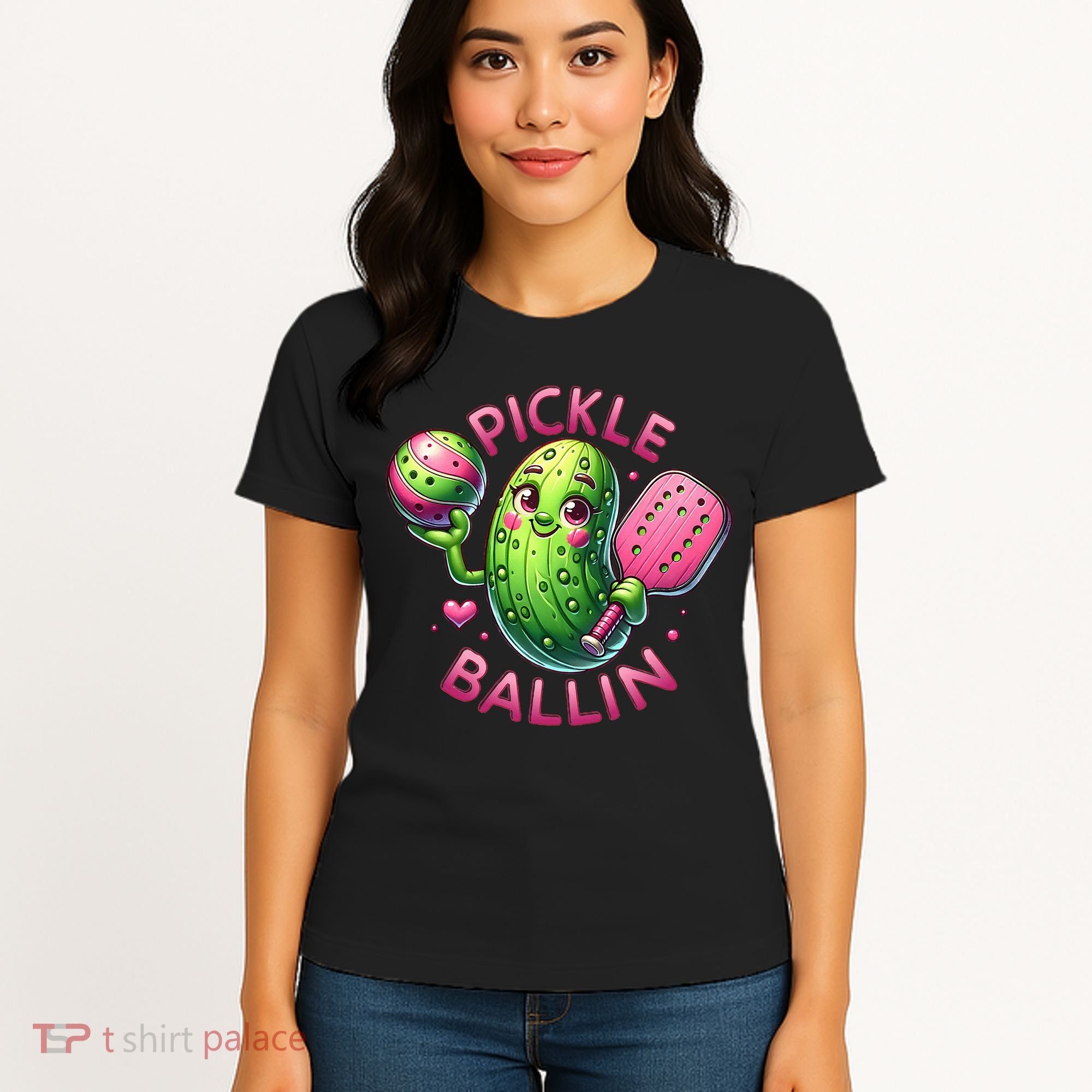 Pickle Ballin Cute Pickleball Women Pickleball Lovers Women's T-Shirt