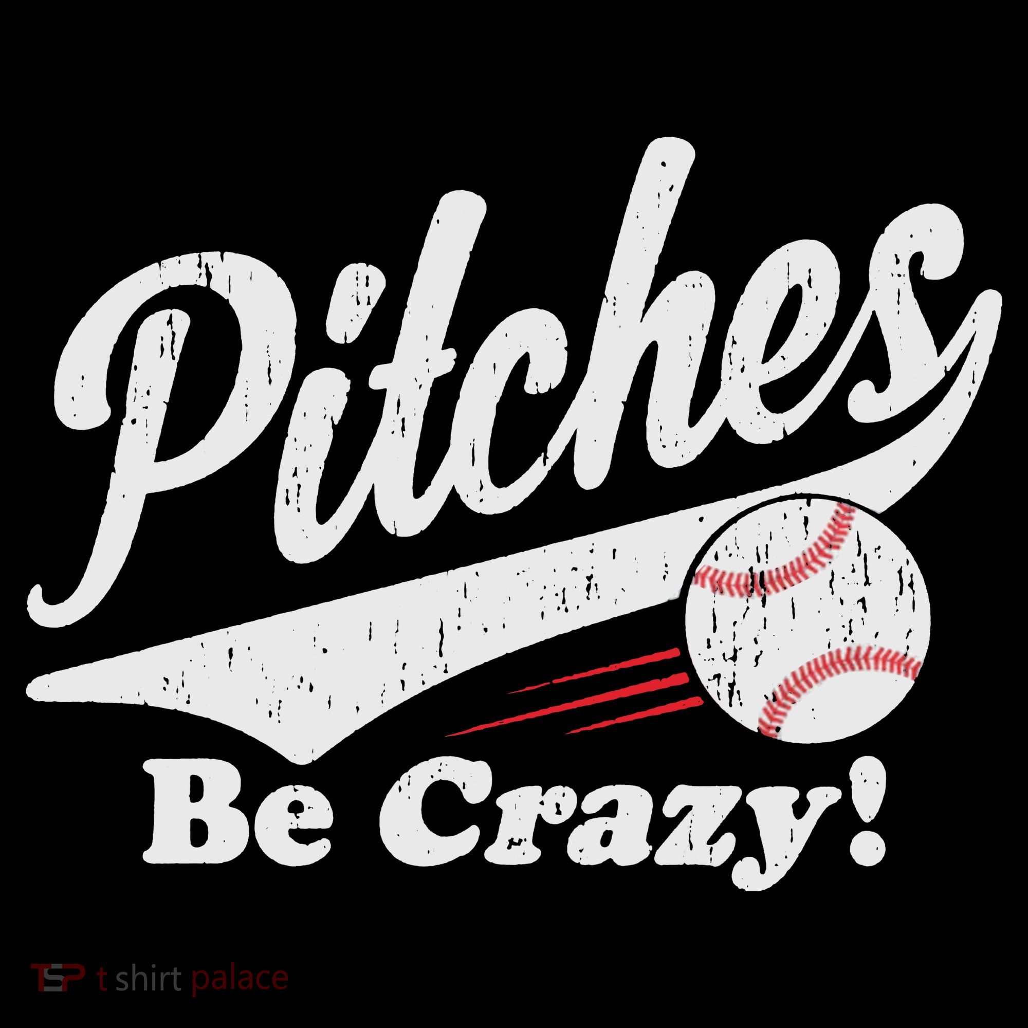 PITCHES BE CRAZY FUNNY BASEBALL MEME Apron